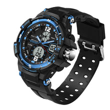 Load image into Gallery viewer, SANDA 742 Sports Men's Watches G style Waterproof LED Quartz Sport Military Watch S Shock Male Clock relogios masculino 2019