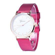 Load image into Gallery viewer, 2019 Fashion Brand Watches ladies GENEVA Women Classic Quartz Silica Gel Wrist Watch Bracelet Watches With Crystals Clocks