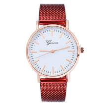 Load image into Gallery viewer, 2019 Fashion Brand Watches ladies GENEVA Women Classic Quartz Silica Gel Wrist Watch Bracelet Watches With Crystals Clocks