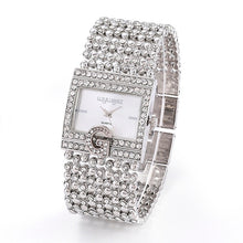 Load image into Gallery viewer, Fashion Luxury Women Round Full Rhinestone Watches Bracelet Quartz Wrist Watch Casual Relogio Feminino Saat Montre Femme Gift