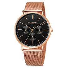 Load image into Gallery viewer, 2019 New Watch Fashion Mens Watch Slim Mesh Steel Waterproof Minimalist Wrist Watches Luxury Watch 22*