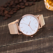 Load image into Gallery viewer, Hot Fashion Women Simple Wrist Watch Luxury Casual Rose Gold Steel Colorful Dial Quartz Watch Relogio Feminino Drop Shipping