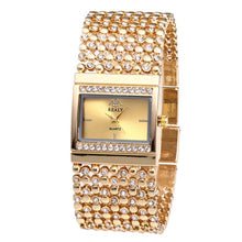 Load image into Gallery viewer, 2019 Watches Brand Luxury Casual Luxury Ladies Metal Quartz Mesh Belt Rectangle Dial With Diamond Women Watche dropshipping