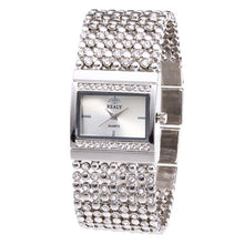 Load image into Gallery viewer, 2019 Watches Brand Luxury Casual Luxury Ladies Metal Quartz Mesh Belt Rectangle Dial With Diamond Women Watche dropshipping