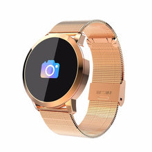 Load image into Gallery viewer, FATMOON Q8 Smart Watch Bluetooth 4.0 Passometer Heart Rate Blood Tracker Camera Men Women Smartwatch for iphone Huawei phone
