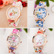 Load image into Gallery viewer, 2019 Causal Best-Selling Women Girl Watches The Latest Fashion Korea Style Printed Flower Quartz Wrist Watches Relogio Feminino