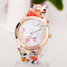 Load image into Gallery viewer, 2019 Causal Best-Selling Women Girl Watches The Latest Fashion Korea Style Printed Flower Quartz Wrist Watches Relogio Feminino