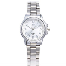 Load image into Gallery viewer, Luxury Womens Ladies Watch Stainless Steel Band Round Watches Women reloj mujer 18OCT12