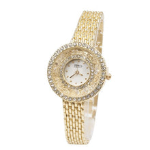 Load image into Gallery viewer, Elegance Luxury Women Watches Round Full Rhinestone Bracelet Watch Fashion Quartz Wrist Watch Relogio Feminino Saat Gift