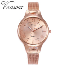 Load image into Gallery viewer, Vansvar Quartz Wristwatch reloj mujer Luxury Brand Women Watches Stainless Steel Band Fashion 2019 Ladies Wrist Watch 19JAN8