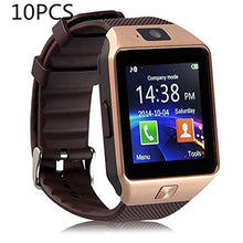 Load image into Gallery viewer, WLNGWEAR 10pcs DZ09 smart watch for Apple android phone support SIM card smartwatch pk gt08 wearable smart electronics
