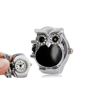 Load image into Gallery viewer, Perfect Gift  New Hot Creative Fashion Retro Owl Finger Watch Clamshell Ring Watch Levert Dropship July07P30
