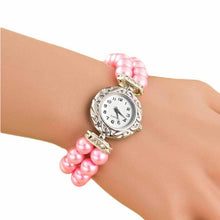 Load image into Gallery viewer, Perfect Gift women watches Students Beautiful Fashion Brand New Pearl Quartz Watch gift Bracelet Watch Levert Dropship June23

