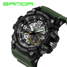 Load image into Gallery viewer, SANDA Sport Watch Men 2018 Clock Male Digital Quartz Wrist Watches Men&#39;s Top Brand Luxury Digital-watch Relogio Masculino Saat