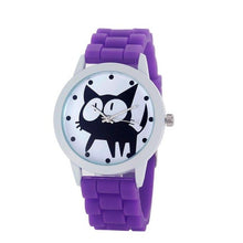 Load image into Gallery viewer, OTOKY Willby Black Cat Watch Silicone Jelly Wrist Watches For Women Girl 161213 Drop Shipping
