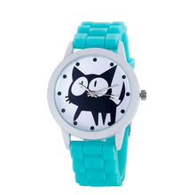 Load image into Gallery viewer, OTOKY Willby Black Cat Watch Silicone Jelly Wrist Watches For Women Girl 161213 Drop Shipping
