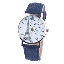 Load image into Gallery viewer, OTOKY Relogio Feminino  Willby Watch I LOVE PARIS Eiffel Tower Watch PU Leather Quartz Wrist Watches Drop shipping Dec16
