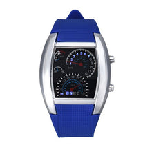 Load image into Gallery viewer, Perfect Gift  Fashion Aviation Turbo Dial Flash LED Watch Gift Mens Lady Sports Car Meter Levert Dropship Mar01
