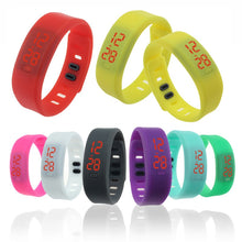 Load image into Gallery viewer, Stylish Concepts Digital Watche Men Women with Unique Design Rubber LED Display Sports Bracelet DROP SHIPPING J17W30 HY
