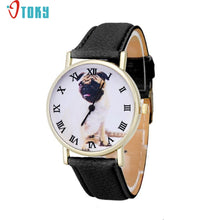 Load image into Gallery viewer, Watch OTOKY Willby Watch Dog Pug Watch Women Girl PU Leather Quartz Wrist Watches 161213 Drop Shipping
