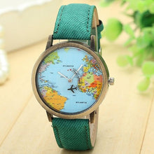 Load image into Gallery viewer, OTOKY Willby Mini World Map Watch Men Women Gift Watches 161213 Drop Shipping
