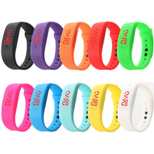 Load image into Gallery viewer, Delicate Fashion Unisex Women Mens Womens Mens Rubber LED Watch Date Sports Bracelet Digital Wrist Watch DROP SHIPPING J17W30 HY
