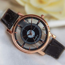 Load image into Gallery viewer, Quartz Wristwatches  Reloj Simple   Leather  Buckle   Hours Watch Luxury Business  Casual  Watch Men 18MAR7