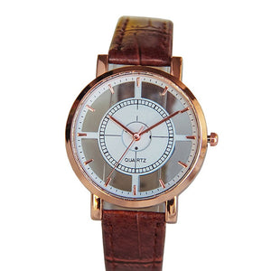 Quartz Wristwatches  Reloj Simple   Leather  Buckle   Hours Watch Luxury Business  Casual  Watch Men 18MAR7