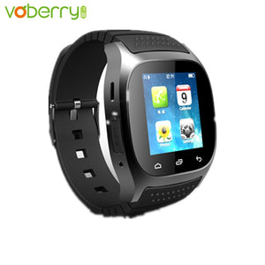 Voberry M26 Bluetooth Smartwatchs SMS Remind Pedometer Smart Watch Women Men Waterproof Android Anti-lost Alert Watch Phone