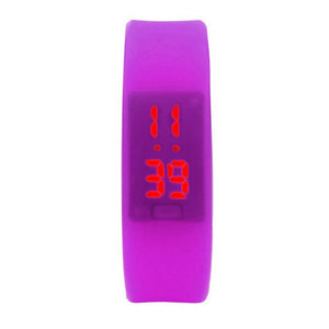 Stylish wholesale Men Women Relogio Rubber LED Watch Date Sports Bracelet Digital Wrist Watch DROP SHIPPING J17W30 HY
