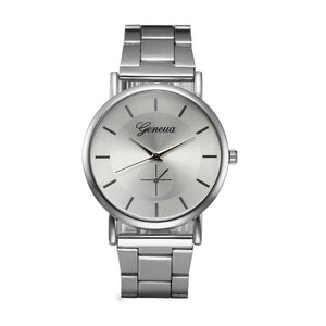 Women Watches  Top Brand Military Wristwatches   Stainless Steel  Fashion Silver Luxury   Clock  Woman  Quartz Watch   18MAY17
