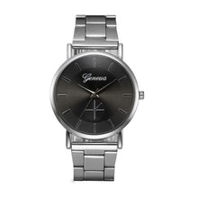 Load image into Gallery viewer, Women Watches  Top Brand Military Wristwatches   Stainless Steel  Fashion Silver Luxury   Clock  Woman  Quartz Watch   18MAY17