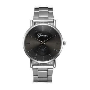 Women Watches  Top Brand Military Wristwatches   Stainless Steel  Fashion Silver Luxury   Clock  Woman  Quartz Watch   18MAY17
