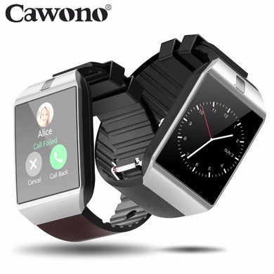 Cawono Bluetooth Smart Watch Smartwatch DZ09 Android Phone Call Relogio 2G GSM SIM TF Card Camera for iPhone Android VS A1 GT08