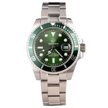 Load image into Gallery viewer, REGINALD Watch Men GMT Rotatable Bezel Sapphire Glass Stainless steel Quartz Watches relogio masculino
