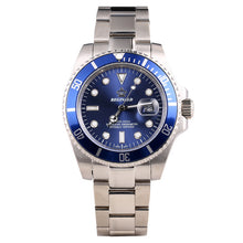 Load image into Gallery viewer, REGINALD Watch Men GMT Rotatable Bezel Sapphire Glass Stainless steel Quartz Watches relogio masculino
