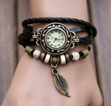 Load image into Gallery viewer, Splendid Top Brand Luxury Leather Bracelet Watches Women Fashion Rose Gold Diamond Wristwatch Ladies Chain Quartz Watch Clock

