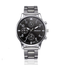 Load image into Gallery viewer, Watch Men Top Brand  Crystal Stainless Steel Casual  Clock Watches Fashion 2017 Silver   Quartz Watches   Reloj Hombre  18APR03