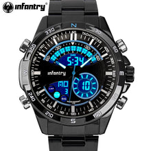 Load image into Gallery viewer, INFANTRY Mens Military Watches Top Brand Luxury Army Sport Watch Men Digital LED Wristwatch erkek kol saati Relogio Masculino
