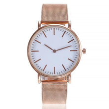 Load image into Gallery viewer, VANSVAR Watch Reloj Mujer Fashion 2018 Gold   Watches Women  Stainless Steel Marble Strap  Women Watch  montre femme 18JUL12
