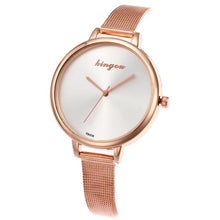 Load image into Gallery viewer, Women Fashion Quartz Wrist Simple Wrist Watch stainless women's watches brand luxury fashion ladies watch clock women Alloy
