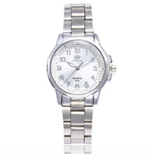 Load image into Gallery viewer, Women Fashion Stainless Steel Band Analog Quartz Round Wrist Watch Watches women's watches famous brand clock women 2018
