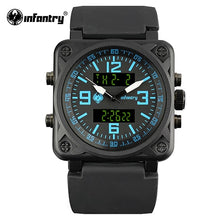 Load image into Gallery viewer, INFANTRY Mens Watches Top Brand 2018 Military Watch Men Digital Watches for Men Square Black Tactical Sport Relogio Masculino