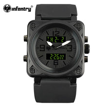 Load image into Gallery viewer, INFANTRY Mens Watches Top Brand 2018 Military Watch Men Digital Watches for Men Square Black Tactical Sport Relogio Masculino
