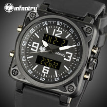 Load image into Gallery viewer, INFANTRY Mens Watches Top Brand Luxury Military Watch Men Aviator Analog Digital Watches for Men Army Square Relogio Masculino

