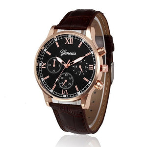 GEMIXI New Brand Relojes Mujer Watches Men Luxury Business Wristwatch Women Leather Quartz Watch Hours Clock Relogio Dignity