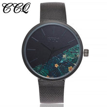 Load image into Gallery viewer, CCQ Casual Quartz Stainless Steel Band Marble Strap Watch Analog Wrist Watch lady watches 2017 women watch women luxury
