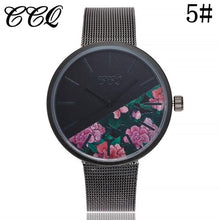 Load image into Gallery viewer, CCQ Casual Quartz Stainless Steel Band Marble Strap Watch Analog Wrist Watch lady watches 2017 women watch women luxury
