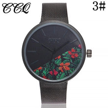 Load image into Gallery viewer, CCQ Casual Quartz Stainless Steel Band Marble Strap Watch Analog Wrist Watch lady watches 2017 women watch women luxury
