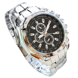 GEMIXI Three Eyes Six Steel Needle Fashion Men's  Business Watch  watches men luxury brand wristwatches fashionable
